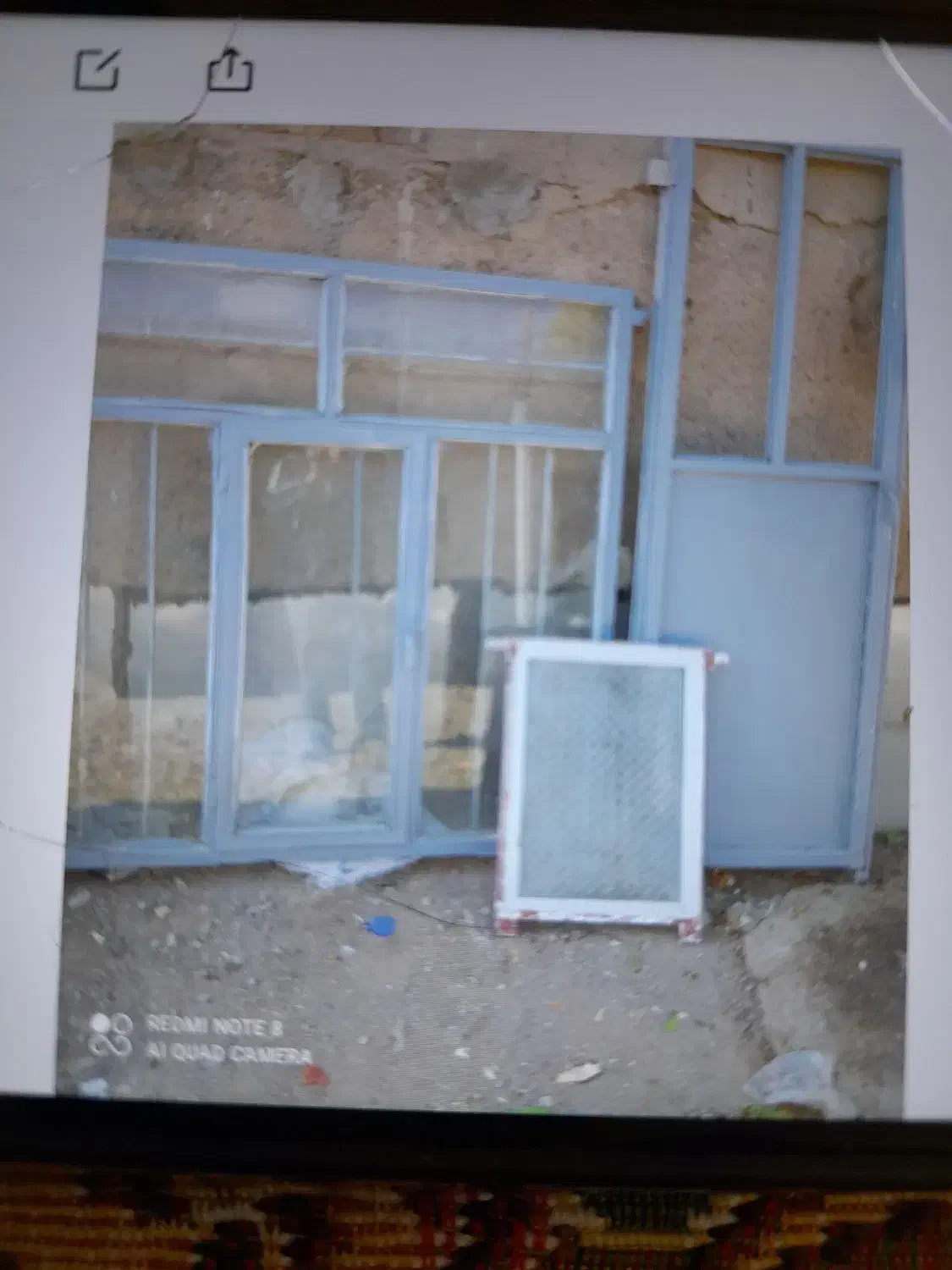 دو پنجره و یک درب آهنی به فروش میرسد|مصالح و تجهیزات ساختمان|زنجان, |دیوار