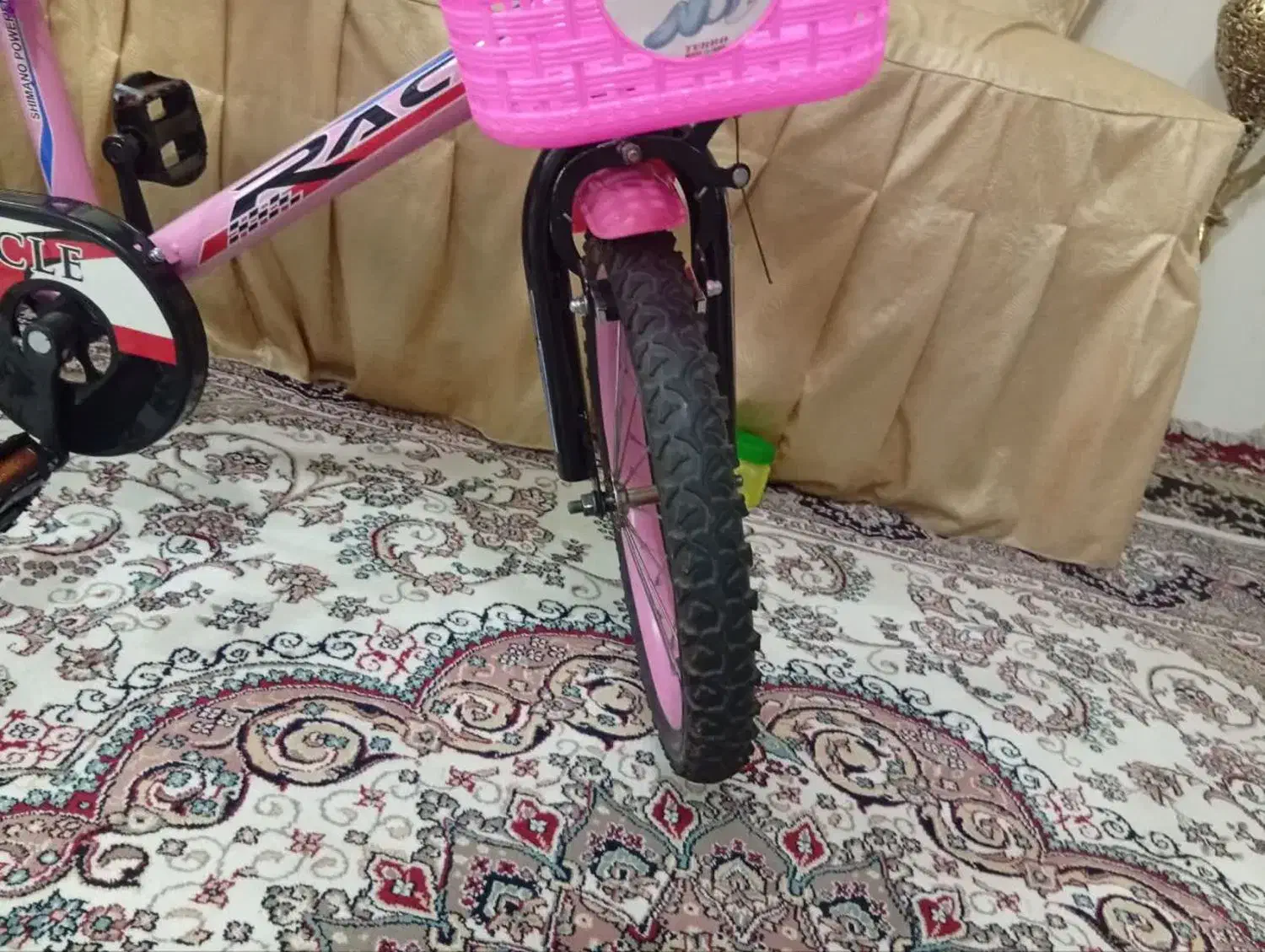 دوچرخه ۱۶ قرمز وصورتی|دوچرخه، اسکیت، اسکوتر|تبریز, |دیوار