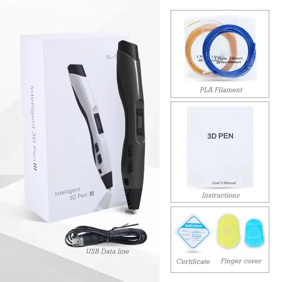 قلم سه بعدی سانلو مدل SL-300A|لوازم التحریر|لاهیجان, خالو باغ|دیوار