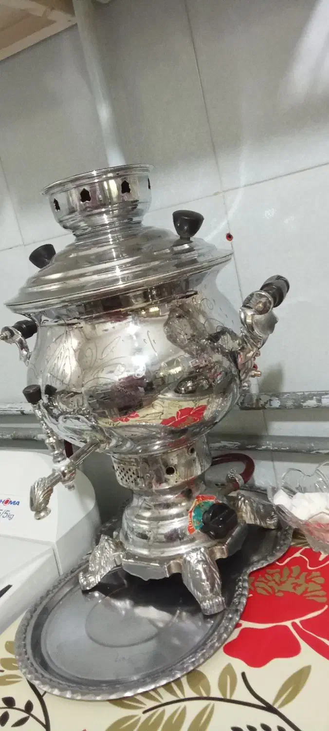 سماور نو قشنگ|سماور، چای‌ساز، قهوه‌ساز|نهاوند, |دیوار
