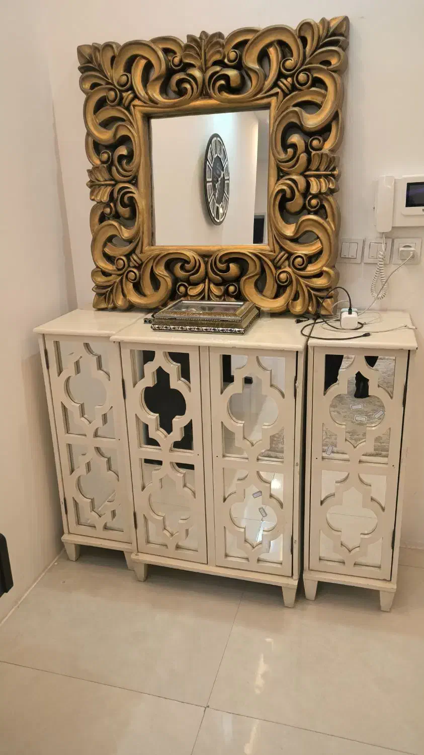 کنسول و آینه کودک|بوفه، ویترین، کنسول|مشهد, جاهد شهر|دیوار