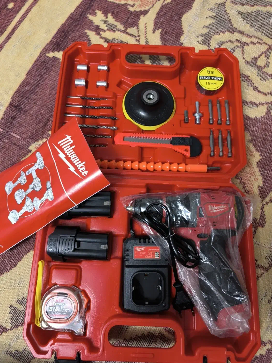 سه عدد دریل شارژی اک اک|ابزارآلات|بروجرد, |دیوار