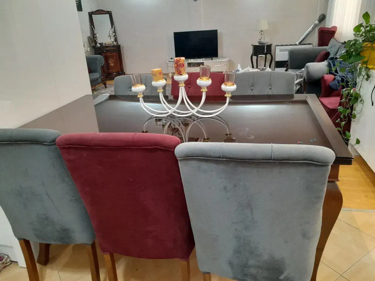 گنجه و آینه|میز و صندلی غذاخوری|گناباد, |دیوار