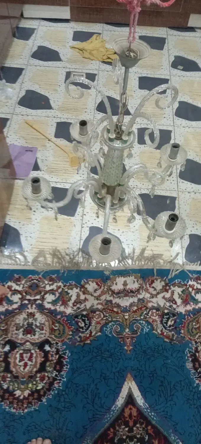 لوستر|لوستر و چراغ آویز|بیرجند, |دیوار