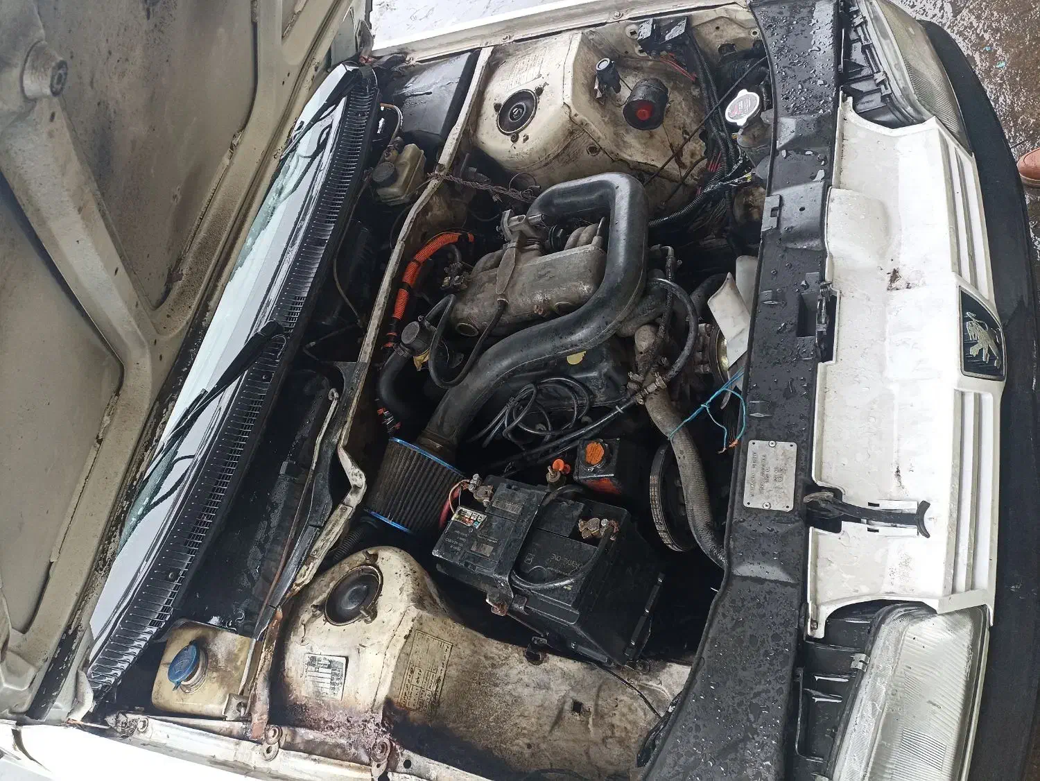 اردی مدل 83 سفید ماشین کمی کاردار است|خودرو سواری و وانت|رشت, حومه رشت|دیوار