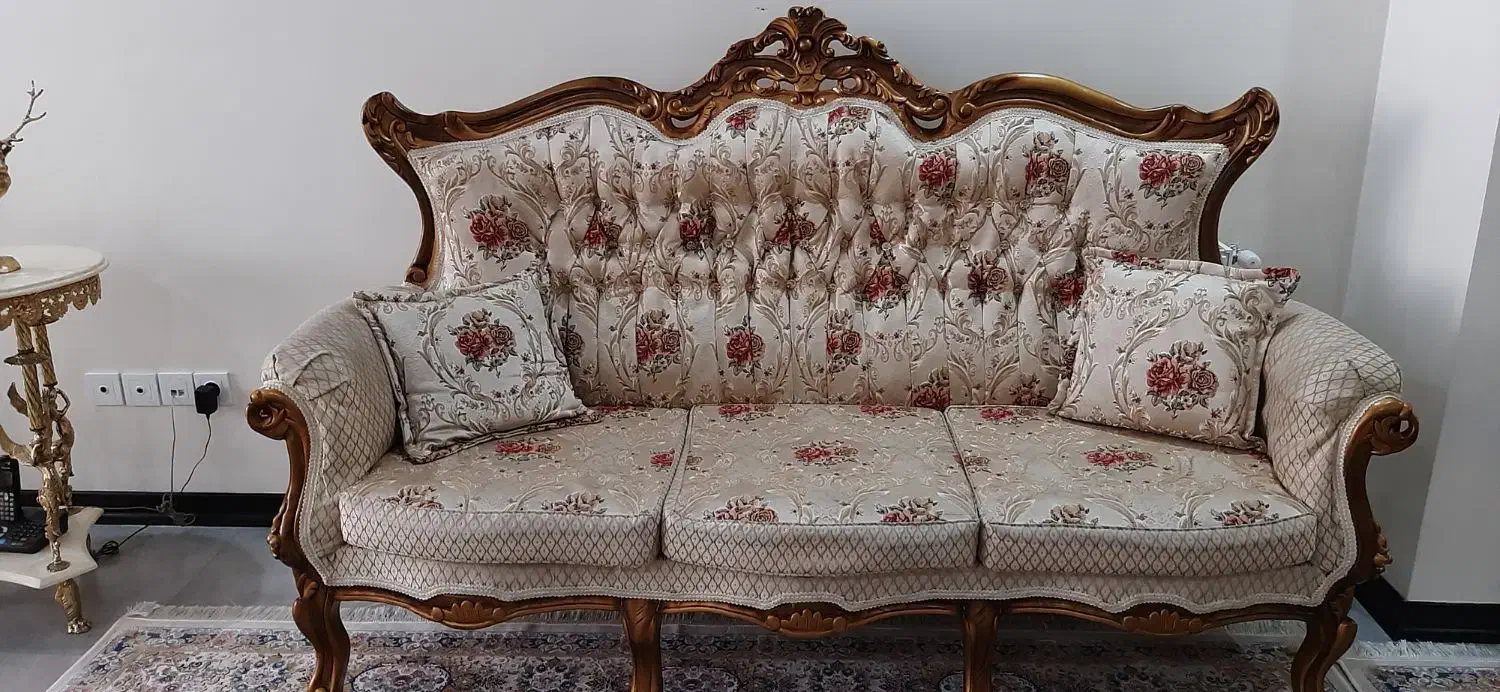 مبل استیل ۹ نفره شیک|مبلمان خانگی و میز عسلی|قرچک, مهدیه|دیوار