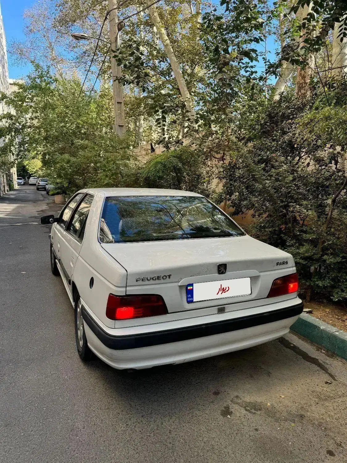 پژو پارس ۱۳۸۹، دوگانه شرکتی، رنگ سفید|خودرو سواری و وانت|کاشان, شاهد|دیوار