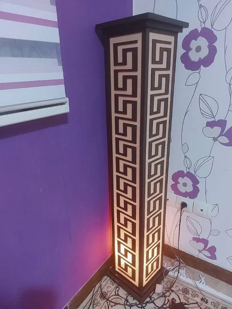 آباژور چوبی|چراغ خواب و آباژور|همدان, |دیوار