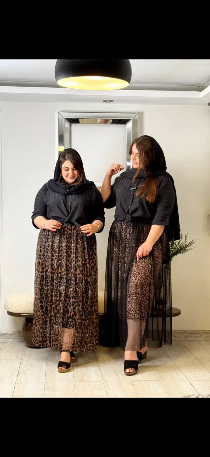 دامن پلنگی و شومیز سایز بزرگ|لباس|تهران, قبا|دیوار