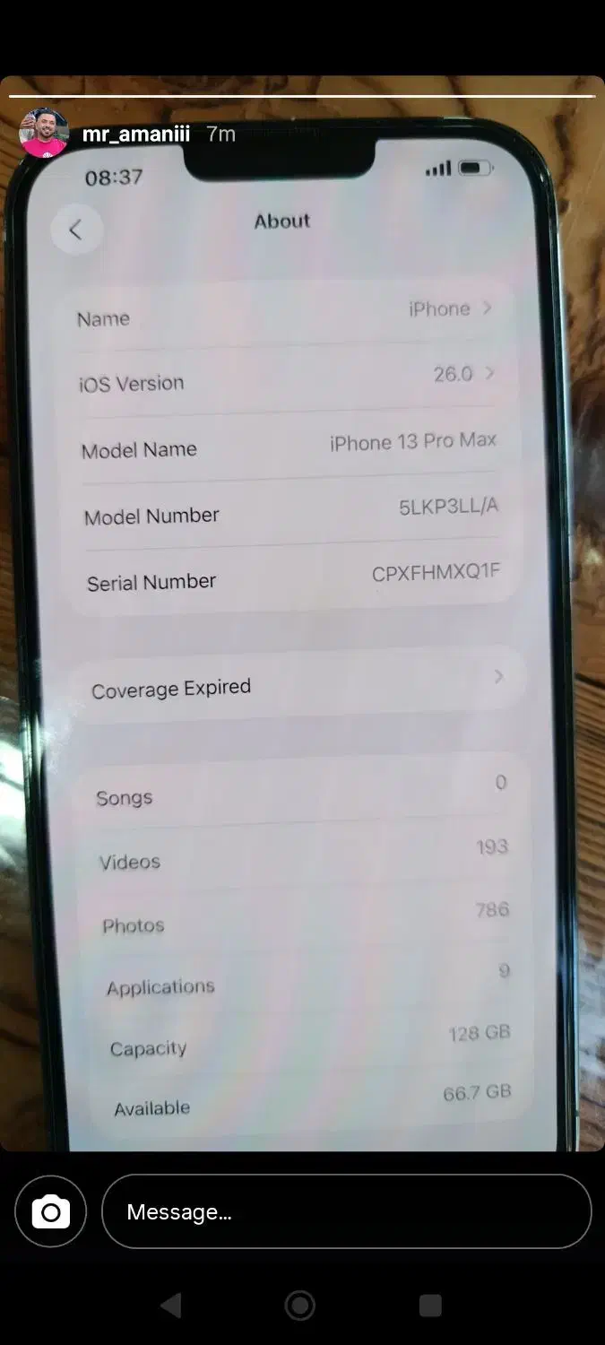 13promax  تکسیم 128 تمیز بی خط و خش|موبایل|رشت, جانبازان|دیوار