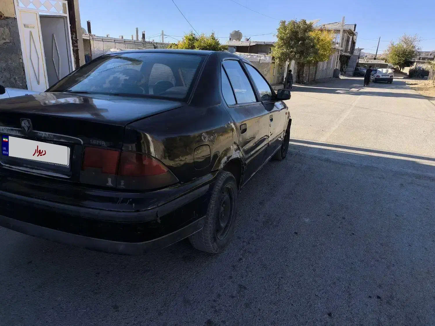 سمند مشکی مدل 82 تک سوز شاسی سالم|خودرو سواری و وانت|ثلاث باباجانی, |دیوار