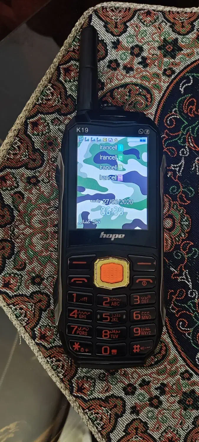 گوشی K19 چهارسیمکارته|موبایل|خرمآباد, |دیوار