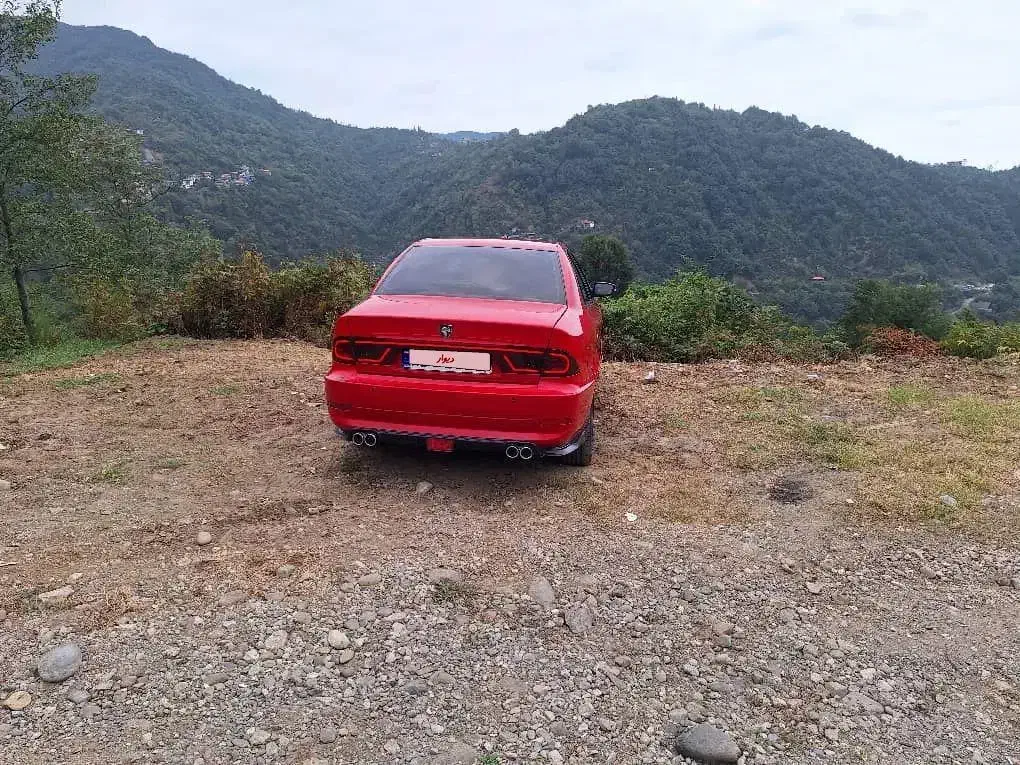 سمند سورن قرمز گوجه ای مدل ۹۰|خودرو سواری و وانت|تربتحیدریه, فرمانداری|دیوار