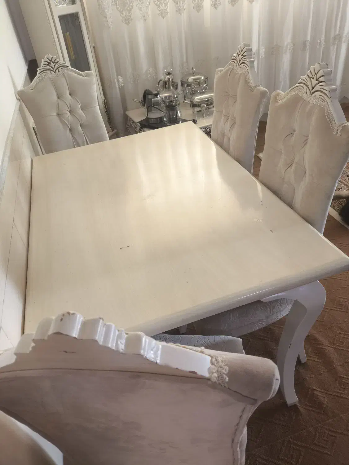 میز نهارخوری 4 نفره|میز و صندلی غذاخوری|نیشابور, جمهوری|دیوار