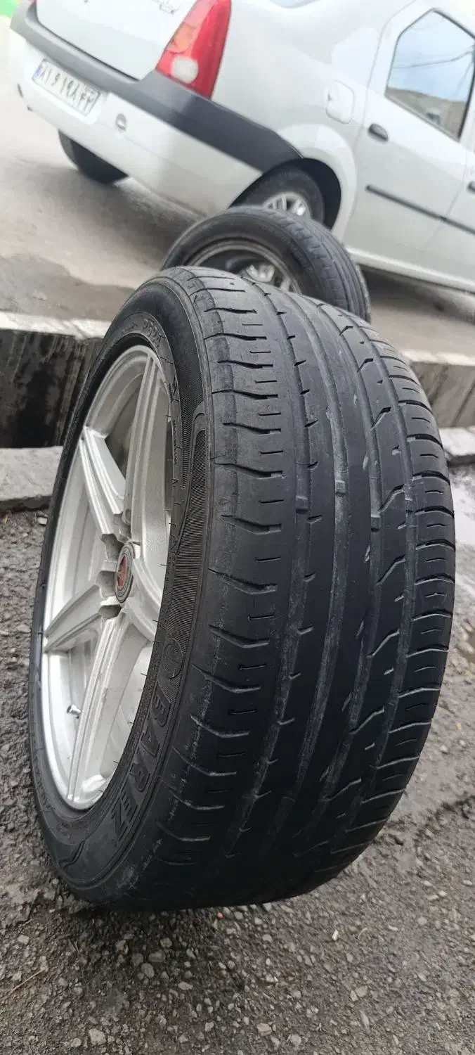 رینگ ولاستیک استرا نقره ای سایز۱۶|قطعات یدکی و لوازم جانبی|مشهد, ایوان|دیوار