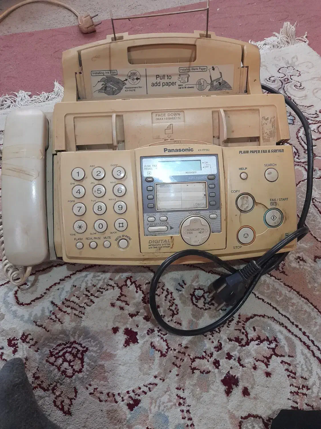 دستگاه تلفن فکس کامل|پرینتر، اسکنر، کپی، فکس|مشهد, بهارستان|دیوار