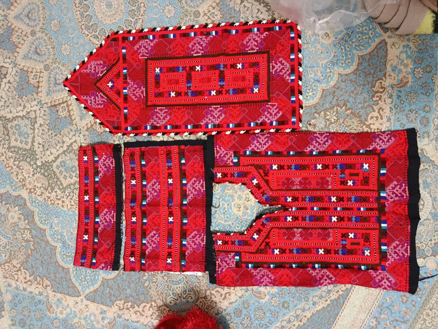 پارچه پولکی مجلسی|لباس|سراوان, |دیوار