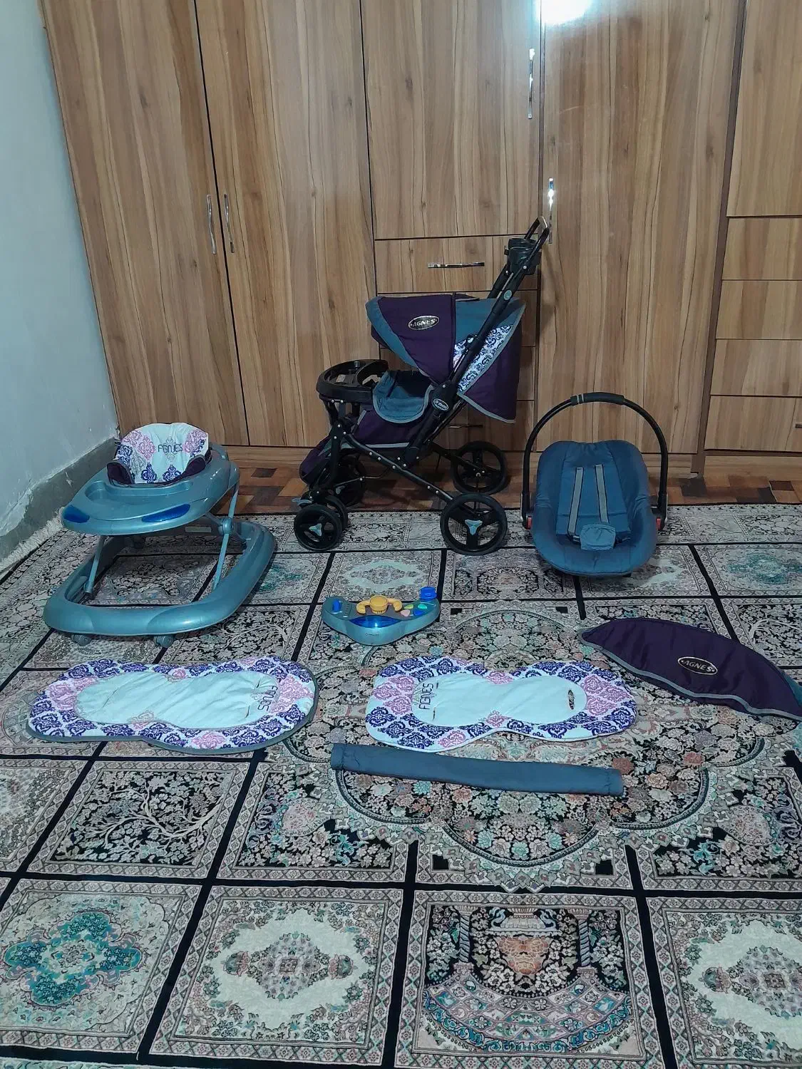 پک کامل کالسکه مدل بنیتا|کالسکه و لوازم جانبی|اهواز, زیتون کارگری|دیوار