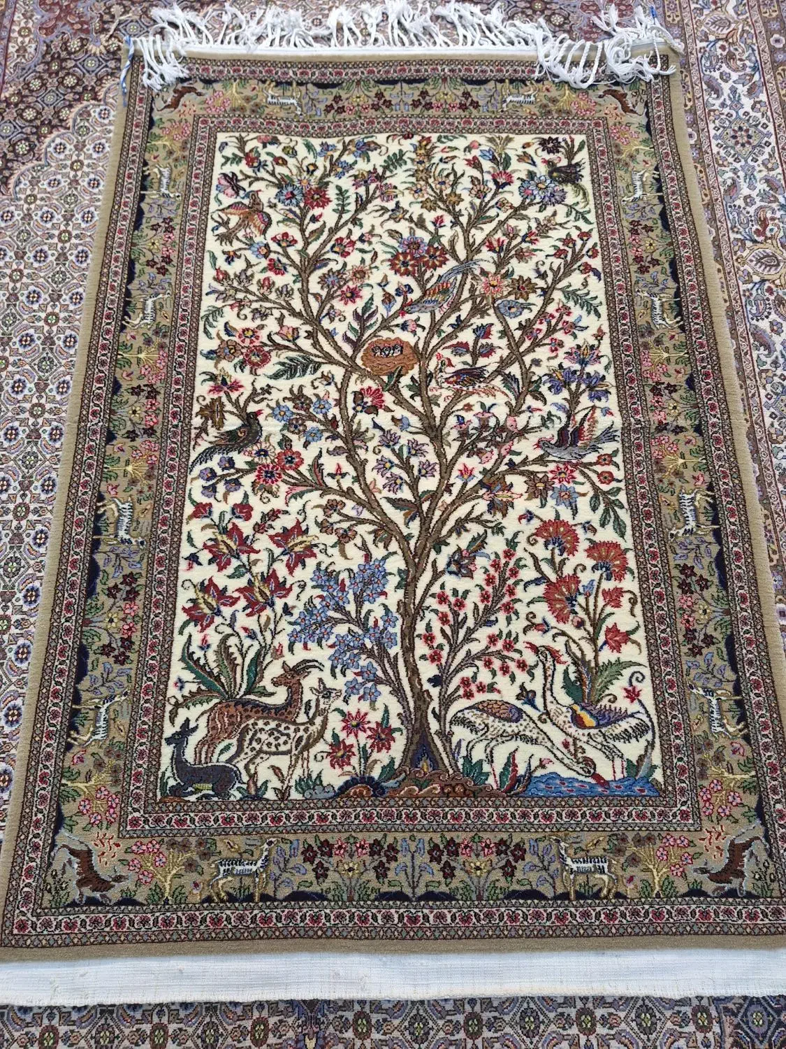 ذرع و نیم ریز بافت|فرش|اراک, |دیوار