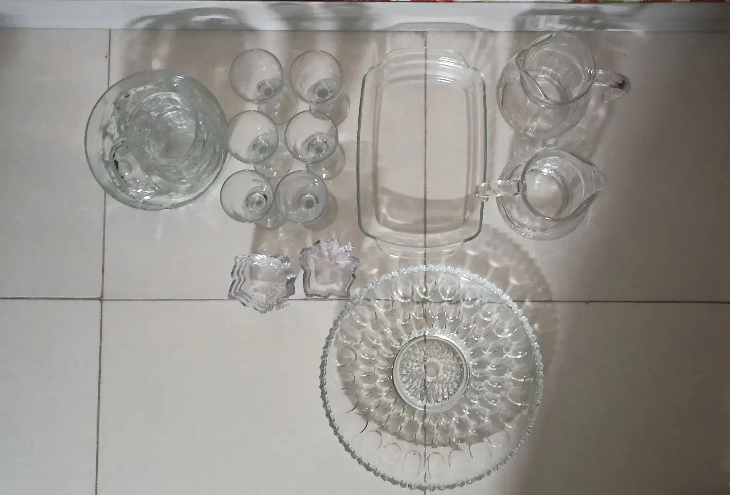 پارچ لومینارک مدل نیزه ای فرانسه|ظروف سرو و پذیرایی|اصفهان, بهارستان|دیوار