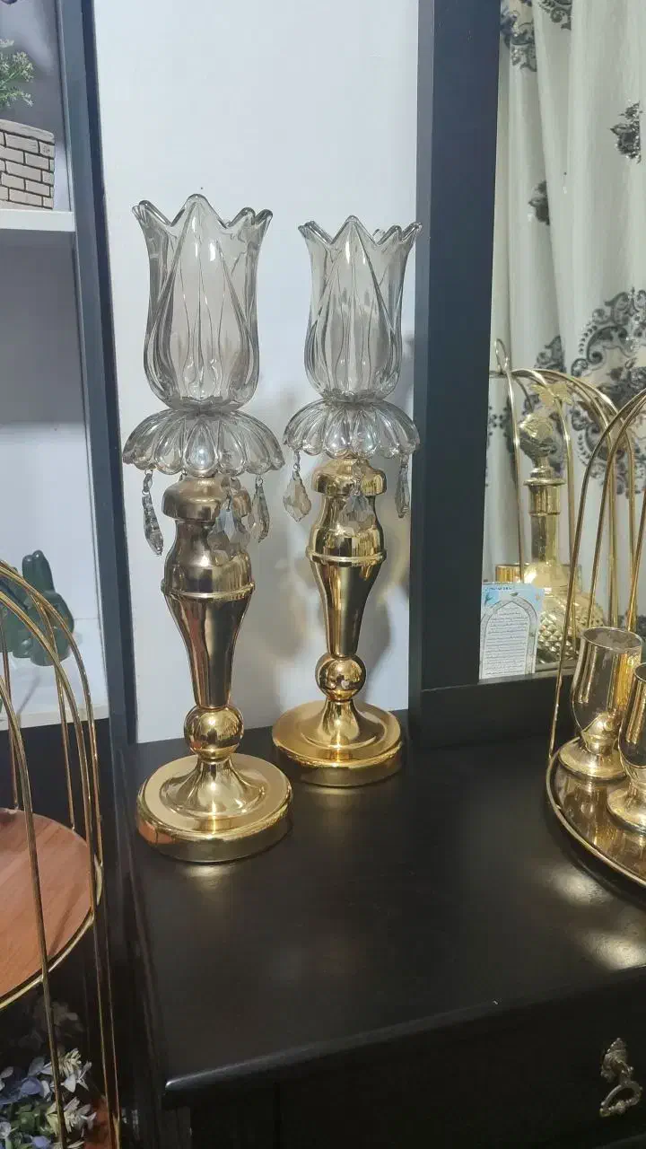 شمعدون|لوستر و چراغ آویز|پاکدشت, پاکدشت (مامازند)|دیوار