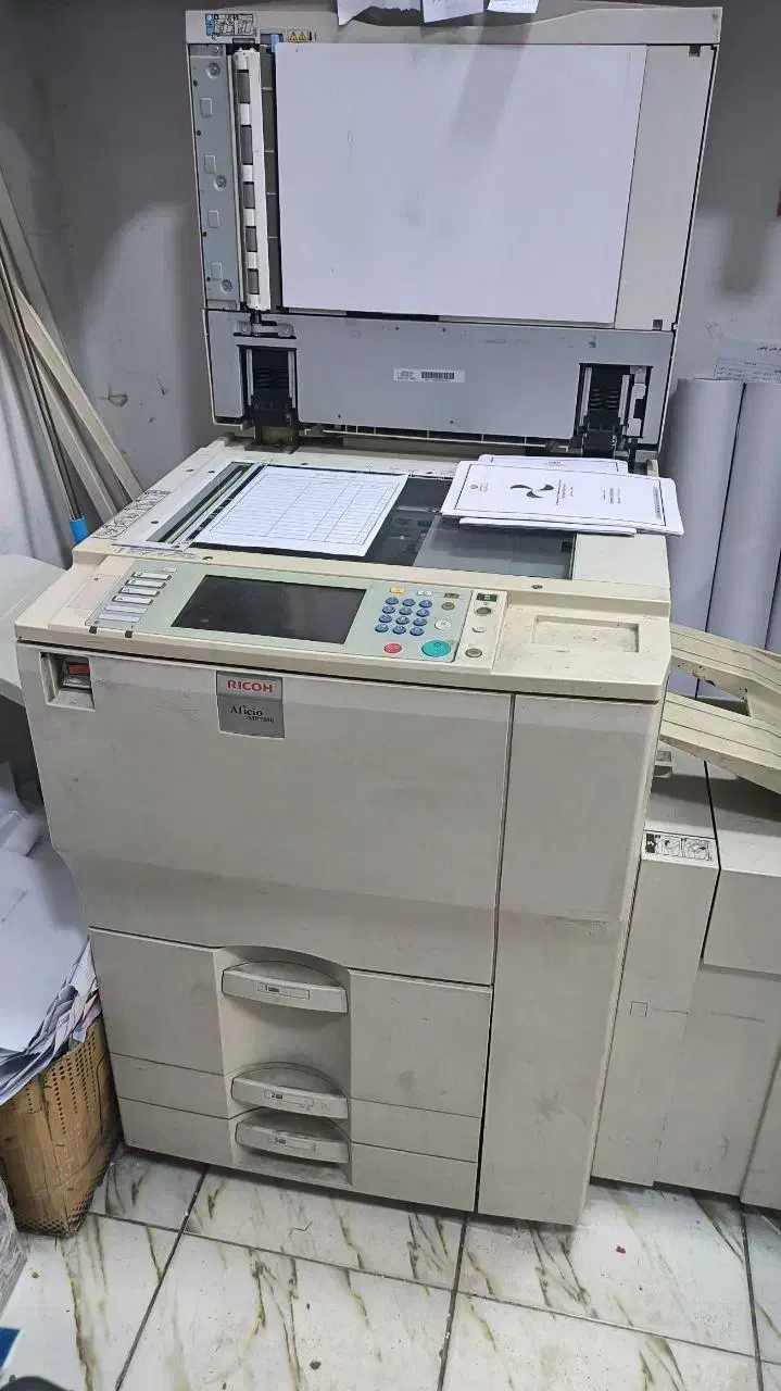 2عدد دستگاه ریکو7500|پرینتر، اسکنر، کپی، فکس|زابل, |دیوار