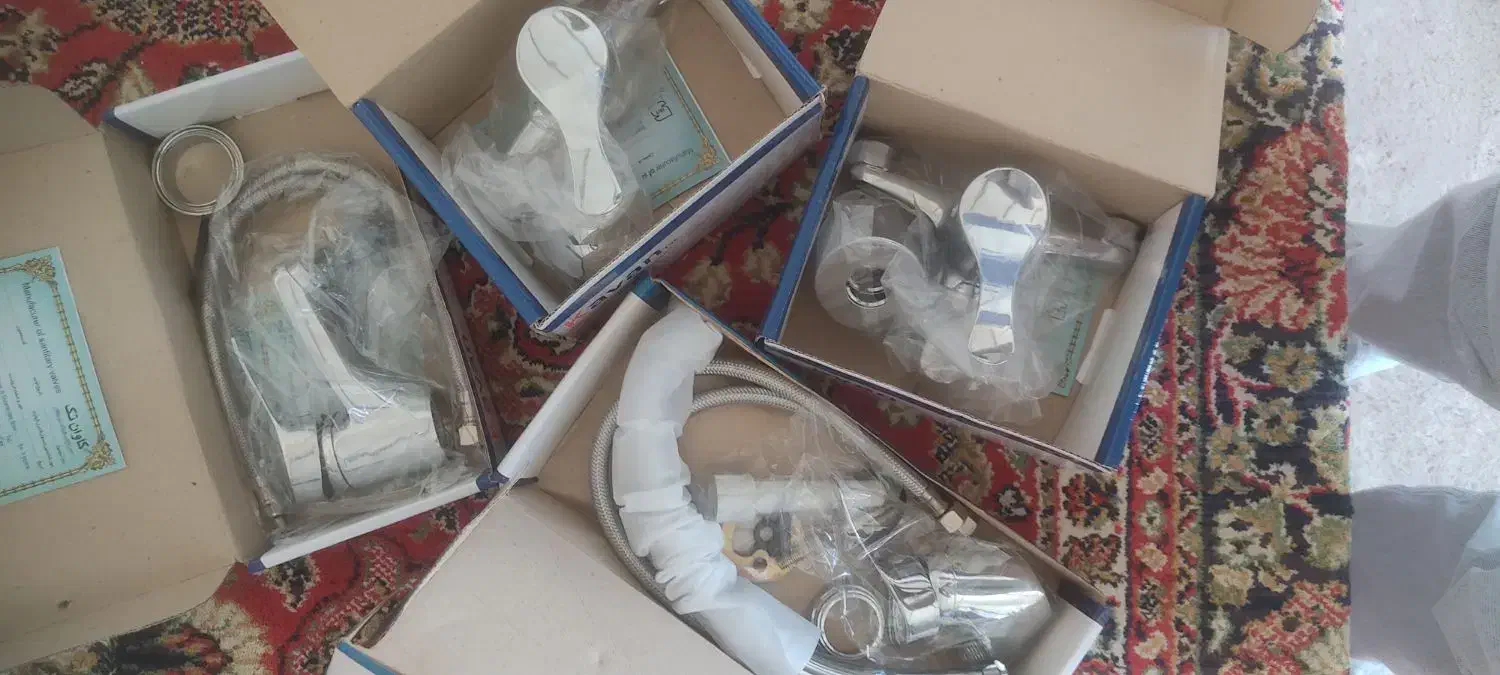 ست چهارتیکه شیر الات کاوان|لوازم سرویس بهداشتی|شهرکرد, |دیوار