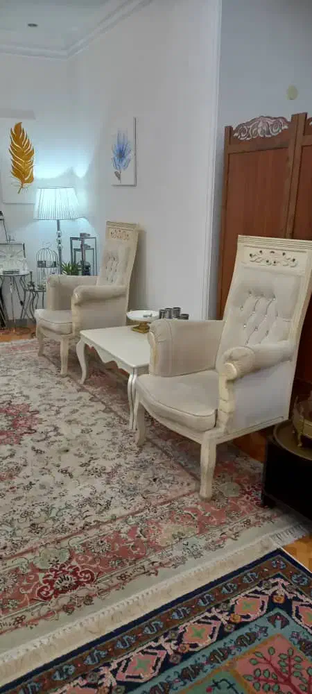 فروش مبل استیل ۷ نفره با صندلی|مبلمان خانگی و میز عسلی|رشت, منظریه|دیوار