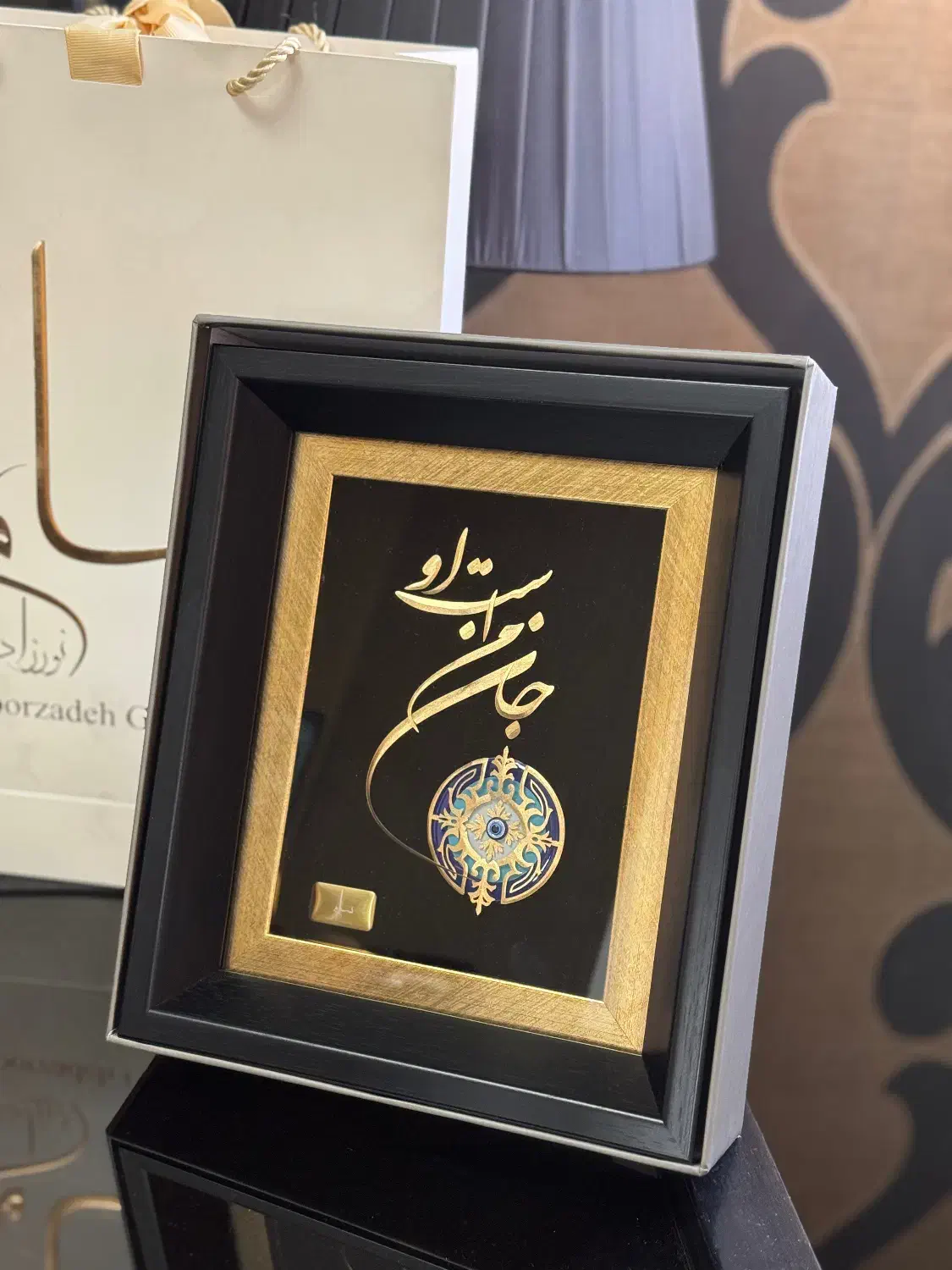 تابلو آب طلاکوب مناسب هدیه کاملا نو|تابلو، نقاشی، عکس|تهران, سهروردی|دیوار