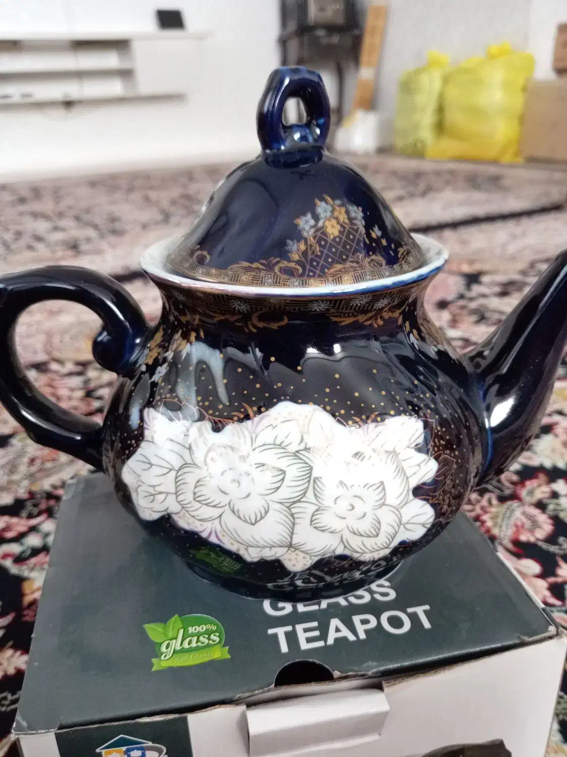 قوری سورمه ای|قوری، کتری، قهوه‌ساز دستی|مشهد, هنرور|دیوار
