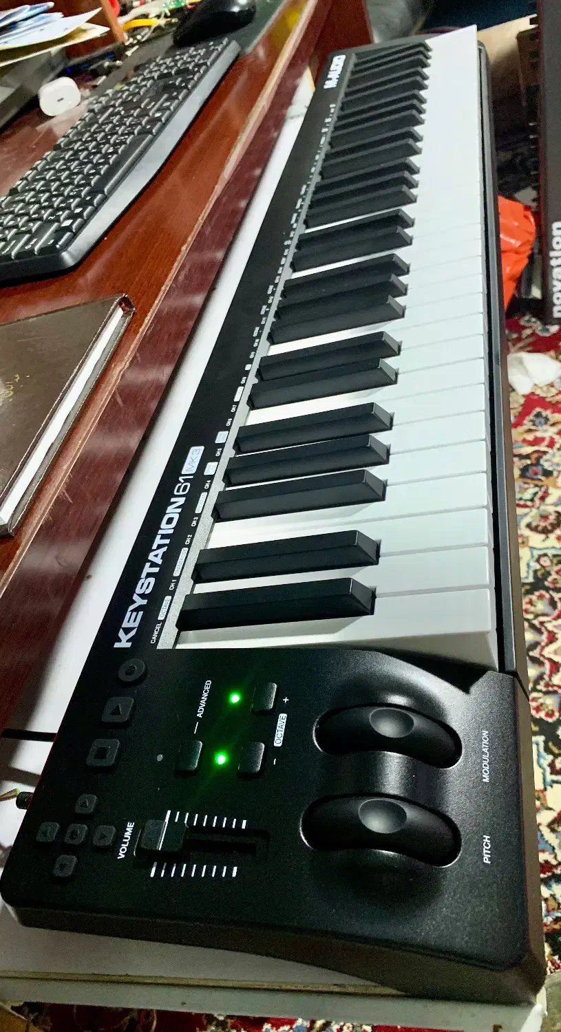 میدی کنترلر ۵ اکتاو - M-Audio Keystation 61 MK3|پیانو، کیبورد، آکاردئون|ساری, |دیوار