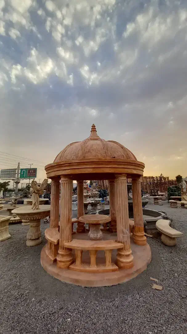 نیمکت ابنما گلدان باربیکیو الاچیق زیبا مجسمه زمانی|مصالح و تجهیزات ساختمان|عباس‌آباد, |دیوار