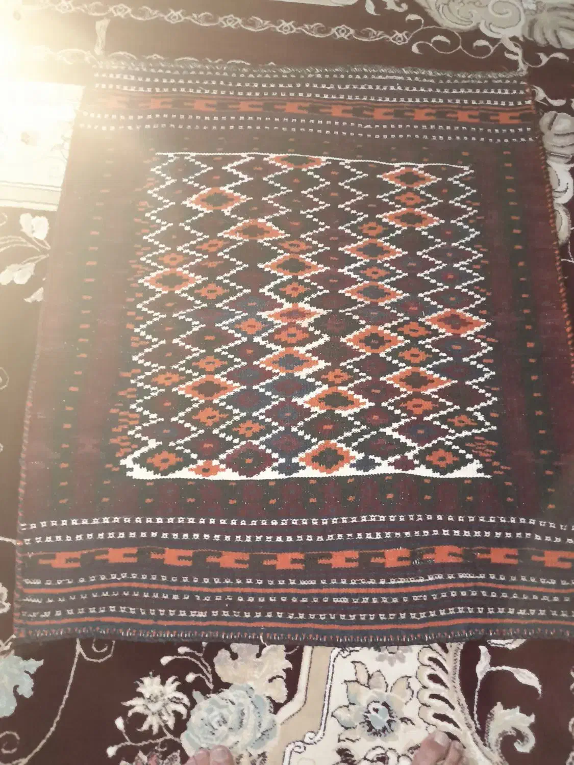 سفر قدیمی دست باف|کلکسیون اشیاء عتیقه|ایذه, |دیوار