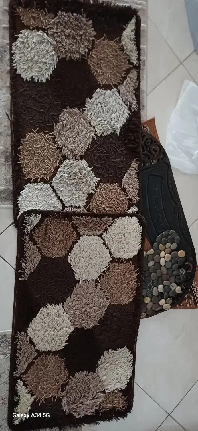 دوعدد فرش ۴ متری و دوعدد پادری|فرش|ساری, |دیوار