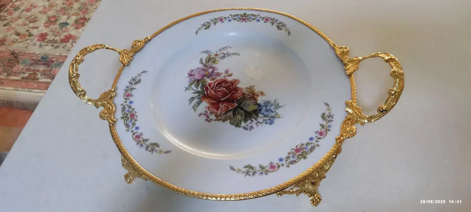 میوه خوری یاشیرینی خوری بزرگ لمونژ|ظروف سرو و پذیرایی|قم, صفاشهر|دیوار