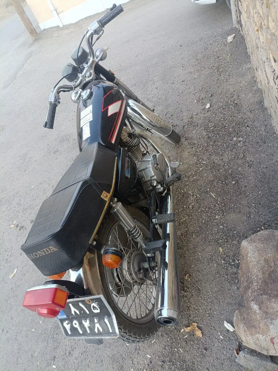 متور سیکلت 125مدل 86در حد|موتورسیکلت|بافت, |دیوار