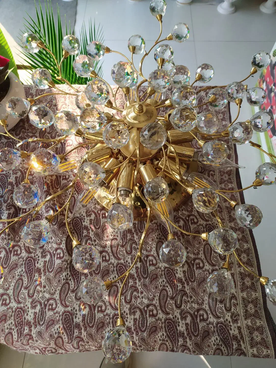 لوستروروشنایی|لوستر و چراغ آویز|بندر ترکمن, |دیوار