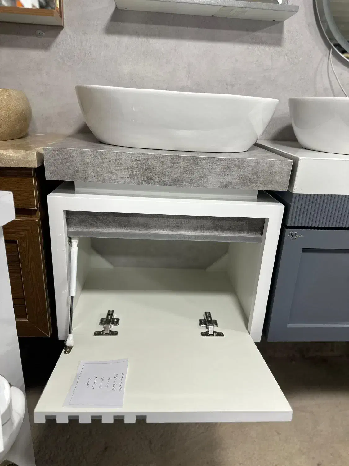 روشویی کابینتی طوسی ۵۵×۴۰|لوازم سرویس بهداشتی|قزوین, |دیوار