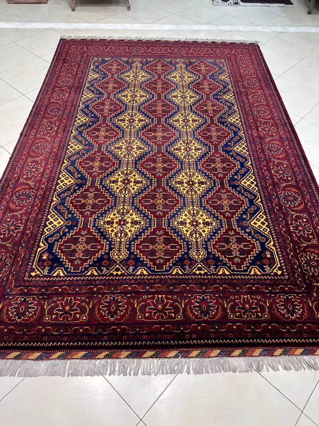 فرش تمام کرک 6متری نقش بازوبندی نو/اقساطی|فرش|مشهد, فلسطین|دیوار