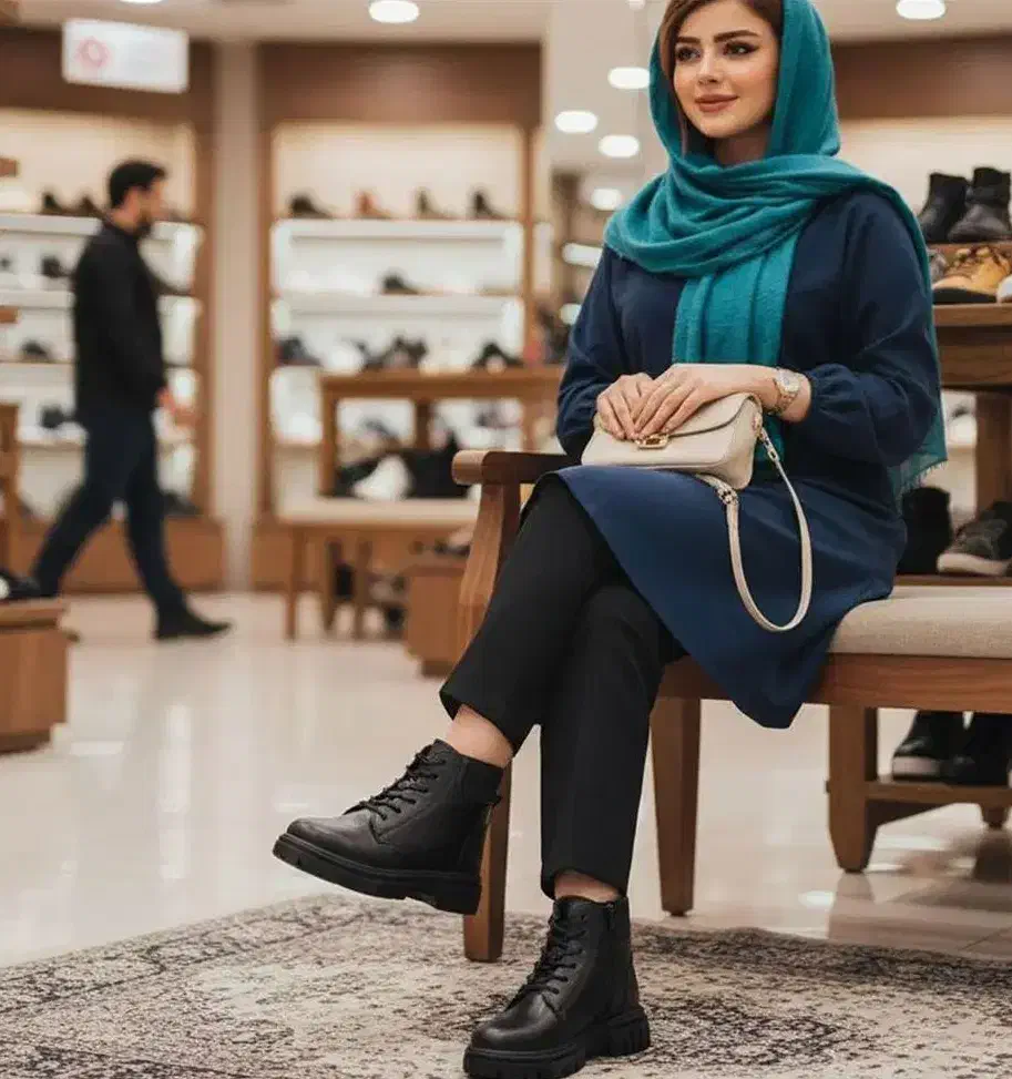 بوت دخترانه EccoBlack|کیف، کفش، کمربند|شیراز, رکنآباد|دیوار