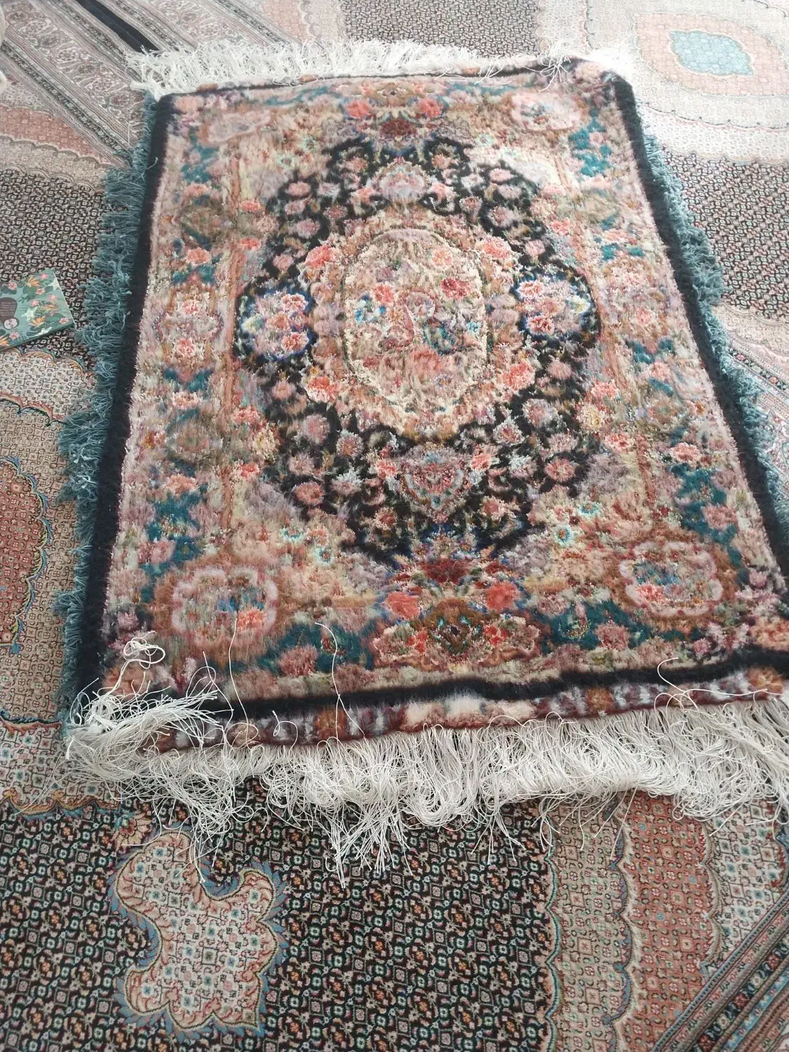 فرش سالاری تبریز دست بافت ابریشم|فرش|سنندج, |دیوار