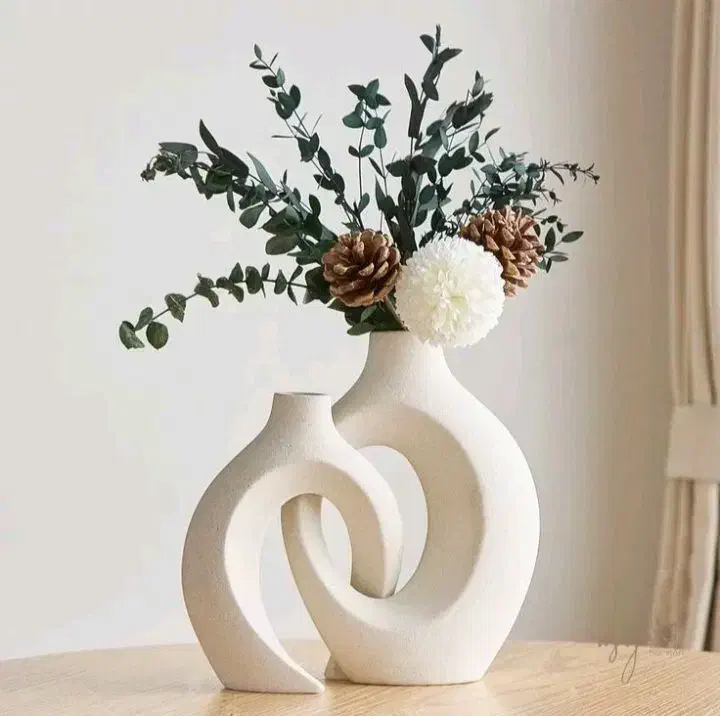 گلدان دوقلو|گل و گیاه طبیعی|کبودرآهنگ, |دیوار