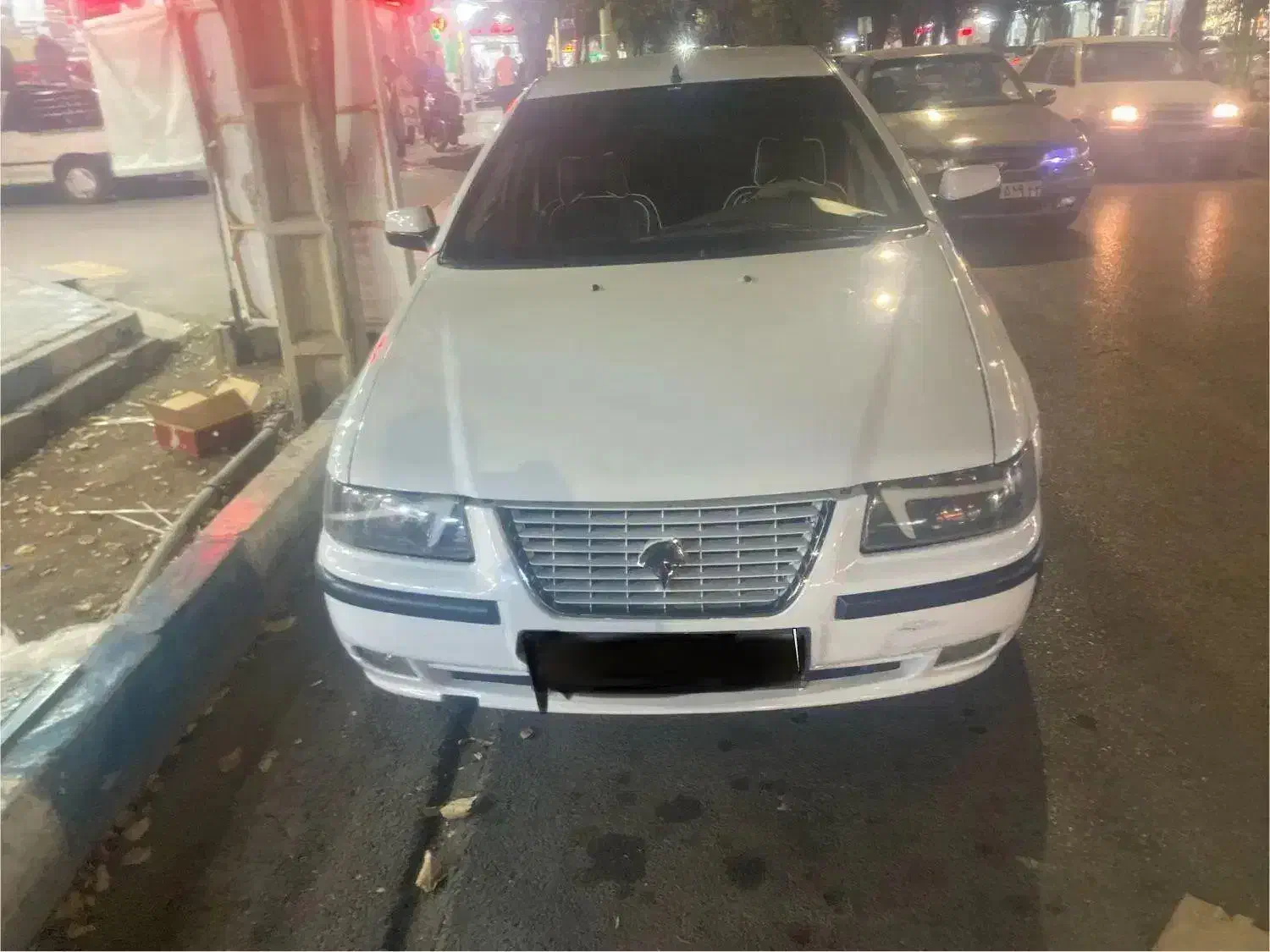 سمند۹۱سفید|خودرو سواری و وانت|برخوار, |دیوار