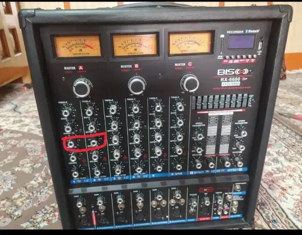 میکسر اکو آمپلی فایر بیسکو مدل RX-6600|صوتی و تصویری|زاهدان, |دیوار