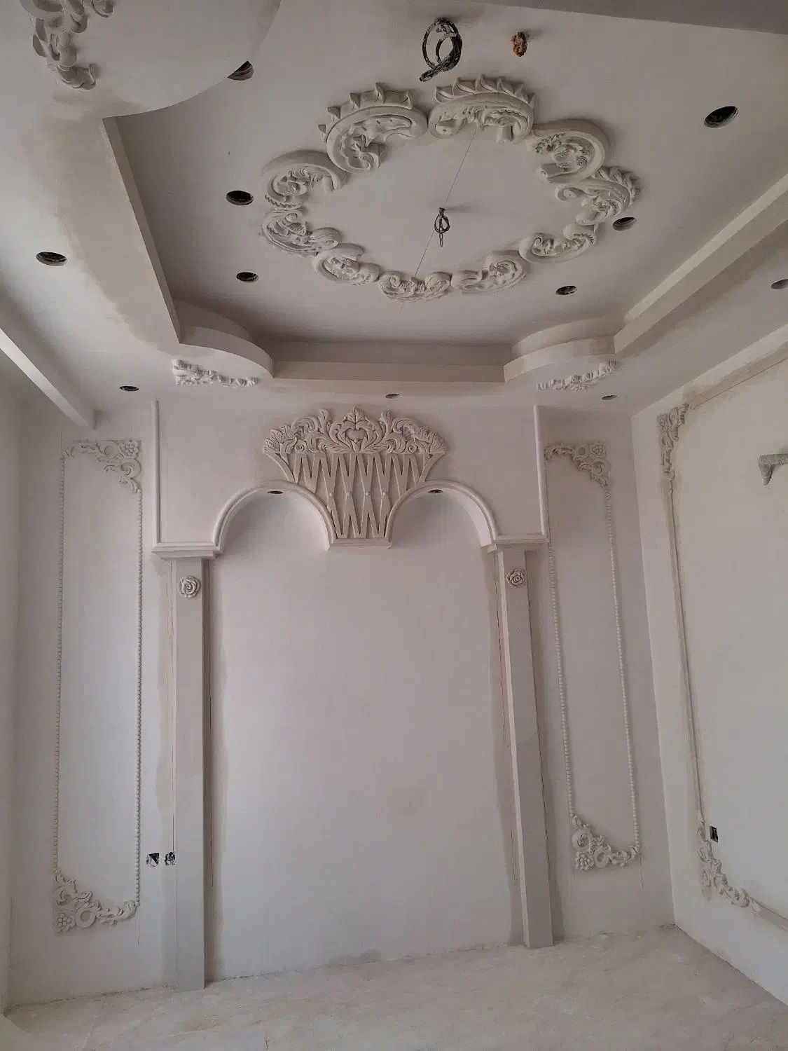 گچبری پتینه طراحی قم|خدمات پیشه و مهارت|قم, چهل اختران|دیوار