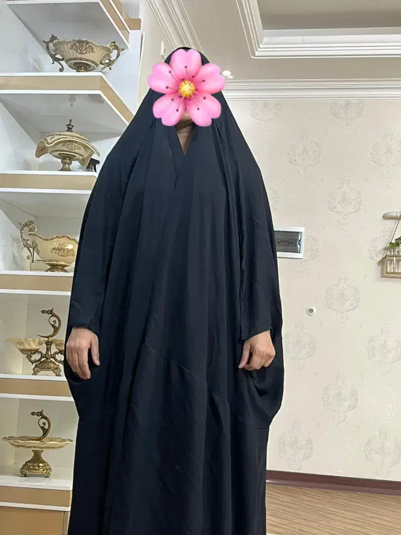 چادر عبایی جنس حریر اسود|لباس|ری, سیزده آبان|دیوار