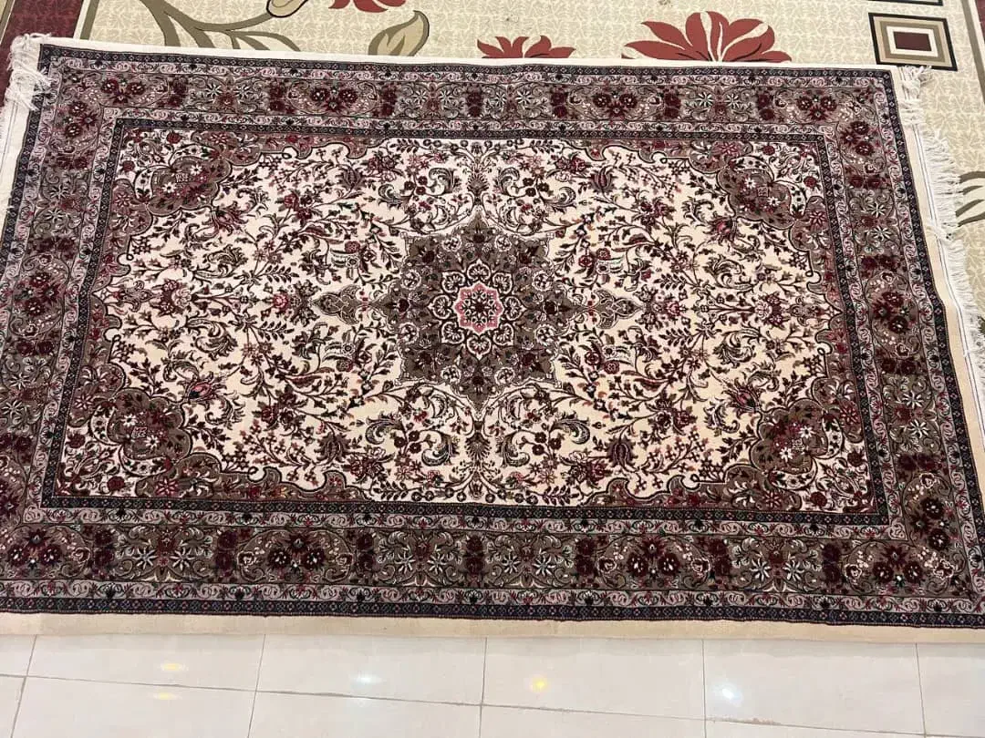 فرش 6متری دستبافت تمام گلها نقشه ابریشم نقشه بیجار|فرش|اندیشه, اندیشه فاز ۱|دیوار
