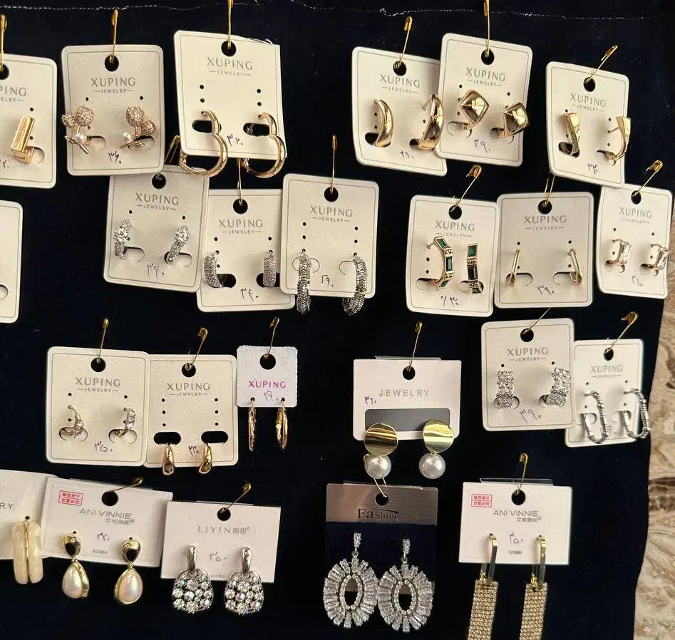 گوشواره‌های ژوپینگ رنگ ثابت|بدلیجات|کرج, شهرک بنفشه|دیوار