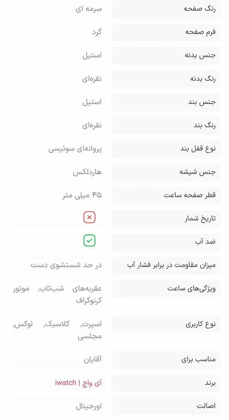 ساعت مچی برند i watch|ساعت|محمدشهر, کوی بهار|دیوار
