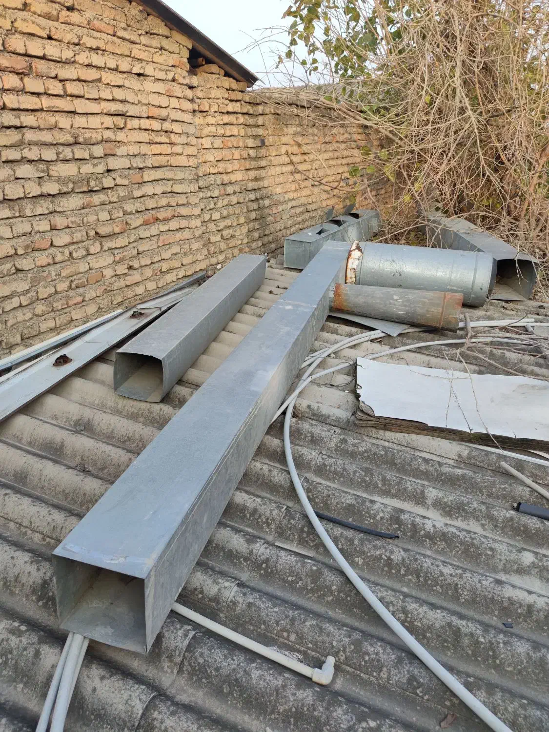 کانال حلبی|کولر آبی|گرگان, |دیوار